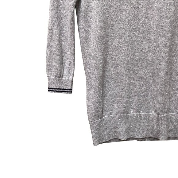 Hollister Y2K Women Varsity Button Up Cardigan Sz M Preppy Nautical Academia - Picture 8 of 12